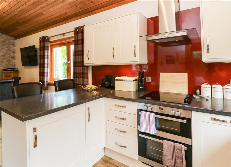 The kitchen at Burnside Lodge, Torlundy near Fort William