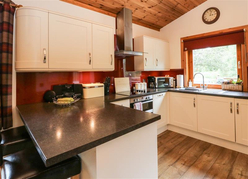 This is the kitchen at Burnside Lodge, Torlundy near Fort William