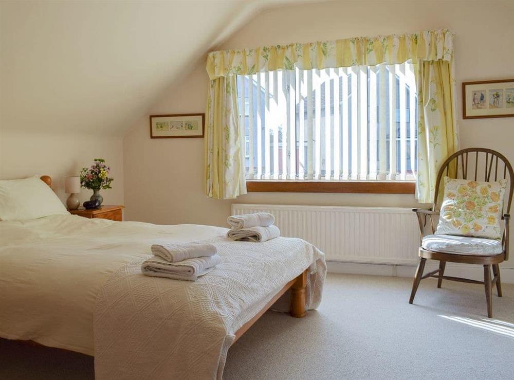 Spacious double bedroom at Burnside in St Andrews, Fife