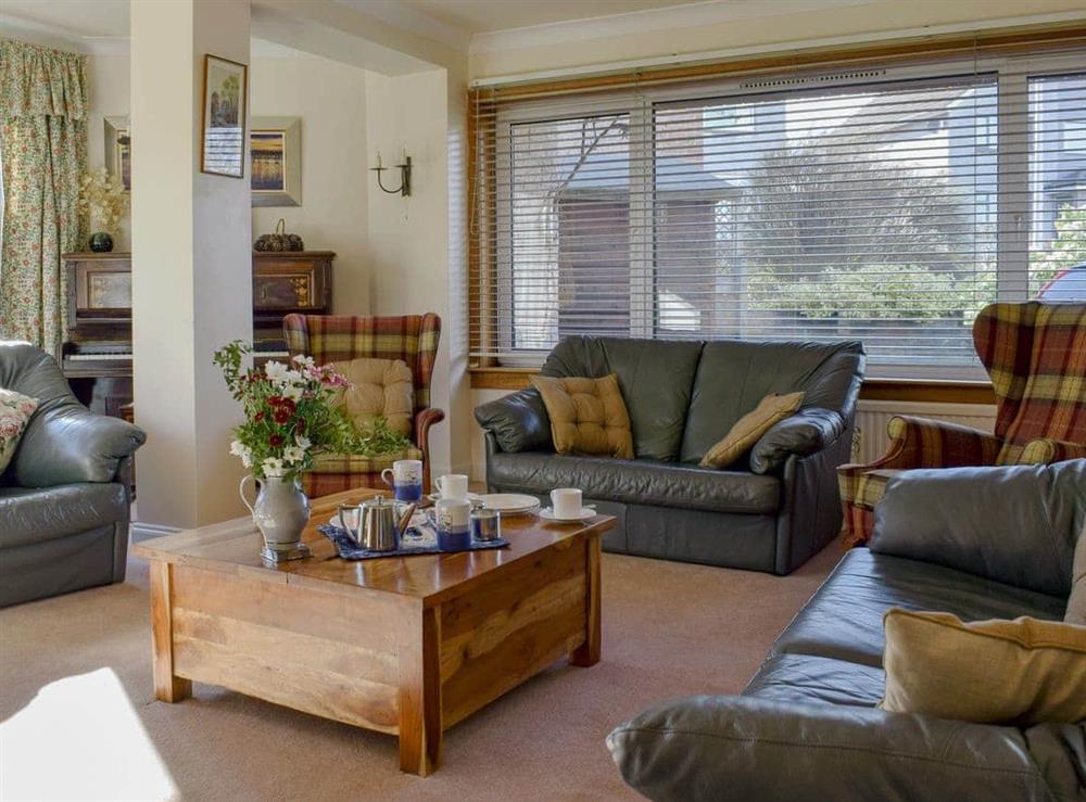 Spacious living room at Burnside in St Andrews, Fife
