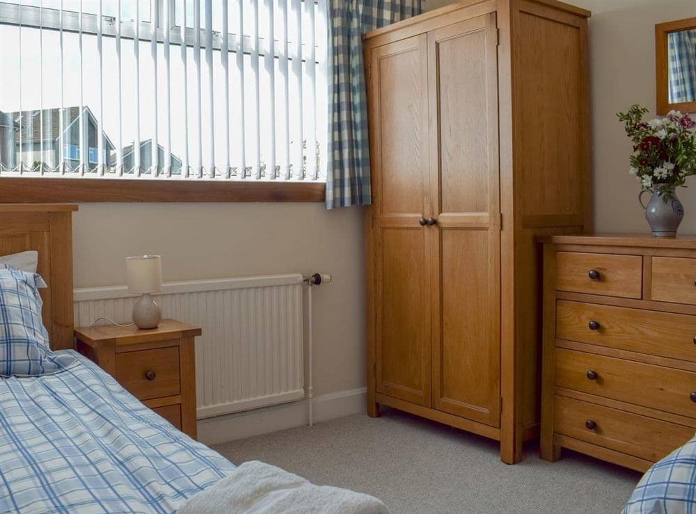 Twin bedroom at Burnside in St Andrews, Fife