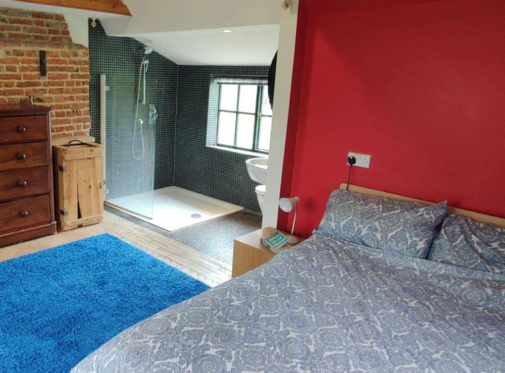 Double bedroom at Burnt House Cottage in Darnsden, Needham Market, Suffolk