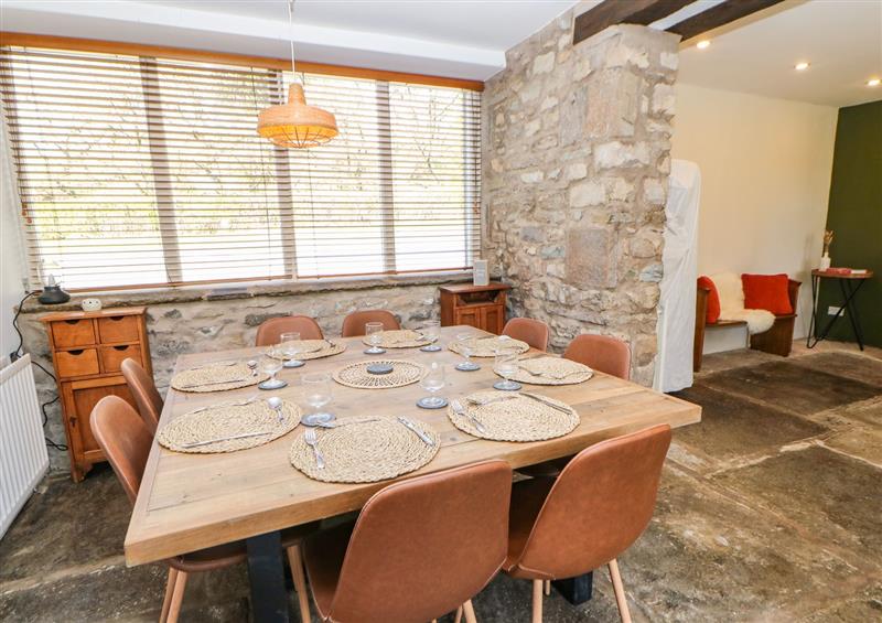 The dining room at Burnt Mill Cottage, Sedbergh