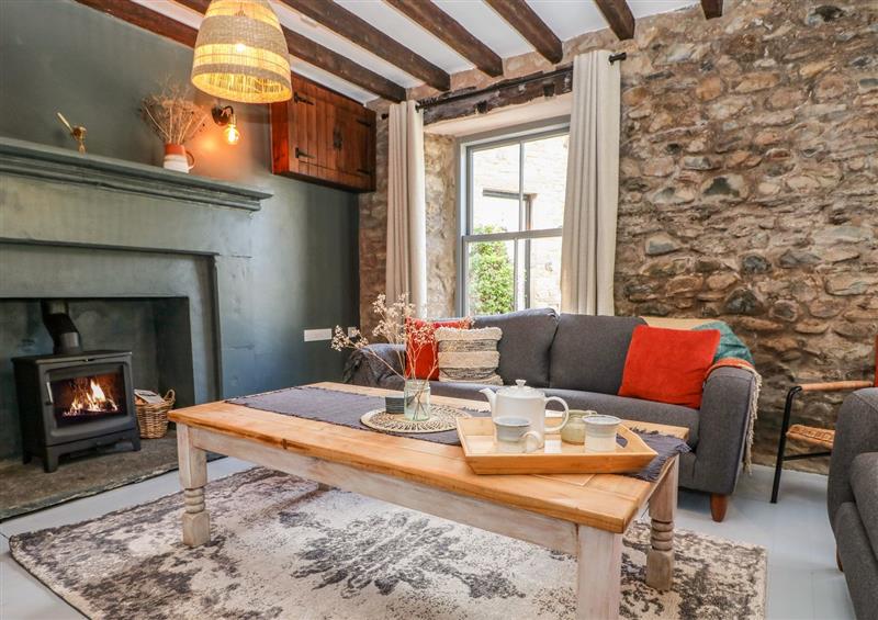 The living area at Burnt Mill Cottage, Sedbergh