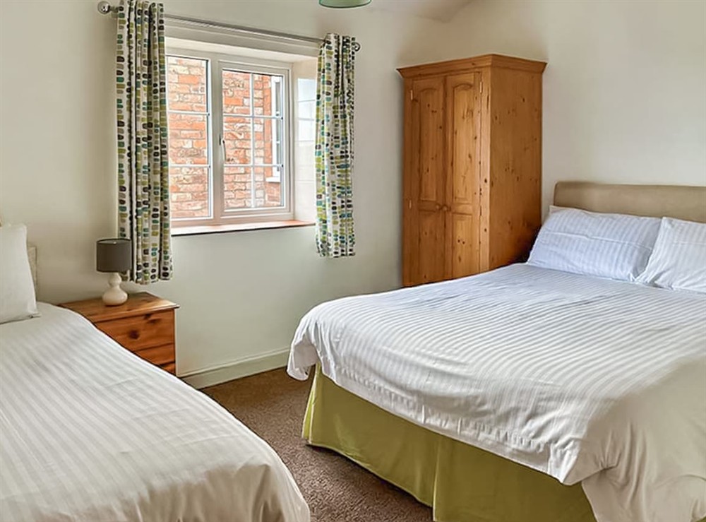 Double bedroom at Burr Cottage in Burgh Le Marsh, near Skegness, Lincolnshire