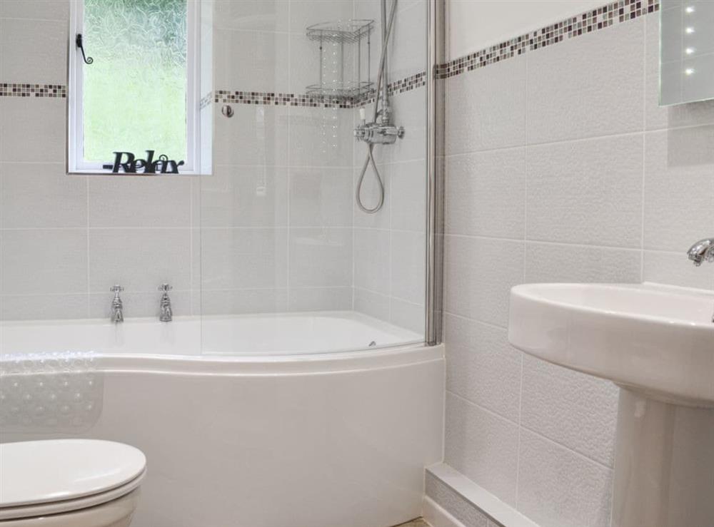 Bathroom at Burrills View in Horderley, near Craven Arms, Shropshire