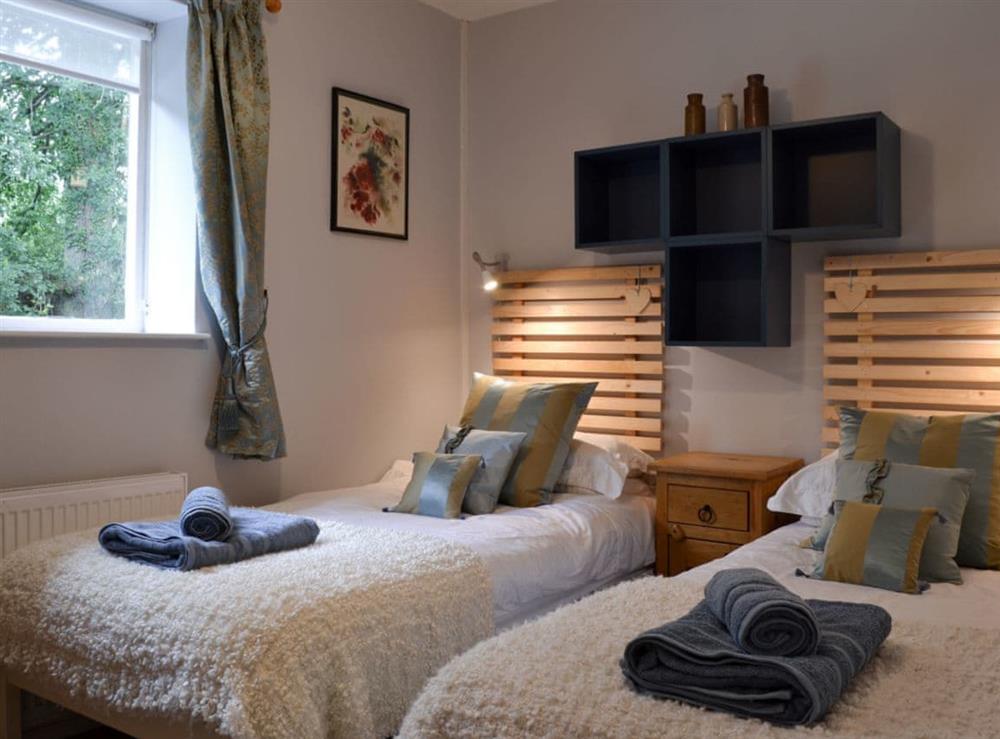 Twin bedroom at Burrills View in Horderley, near Craven Arms, Shropshire