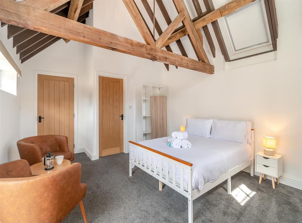 Double bedroom at Burrow Hill Farm Barn B in Corley, Warwickshire