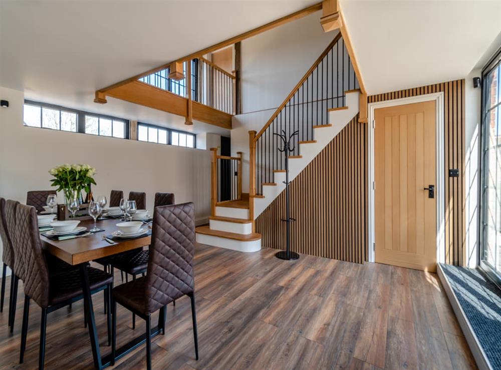 Dining Area at Burrow Hill Farm Barn C in Corley, Warwickshire