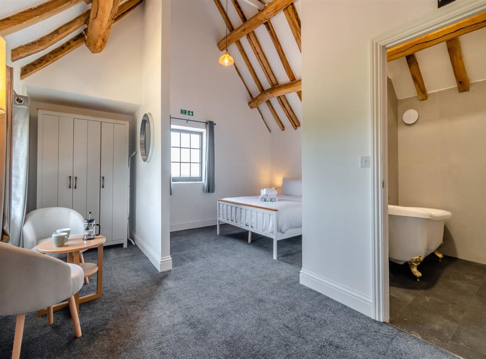 Double bedroom at Burrow Hill Farm Barn C in Corley, Warwickshire