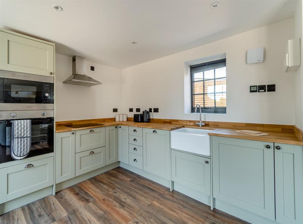 Kitchen at Burrow Hill Farm Barn C in Corley, Warwickshire