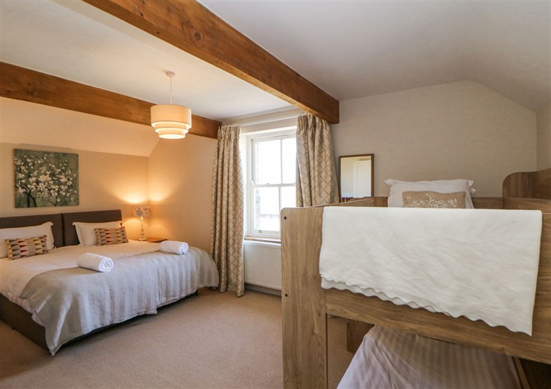 One of the bedrooms at Burrs Farm, Chelmorton
