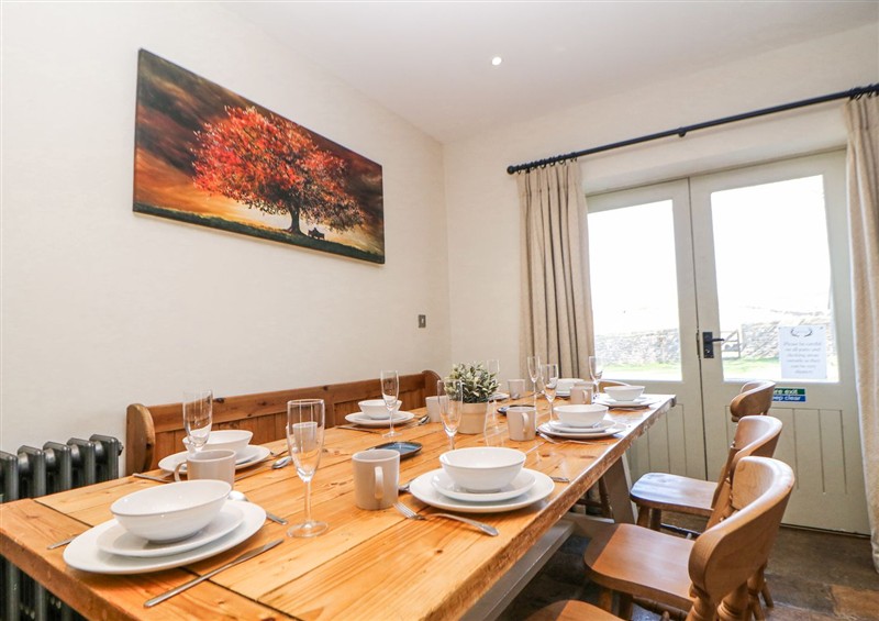 The dining area at Burrs Farm, Chelmorton