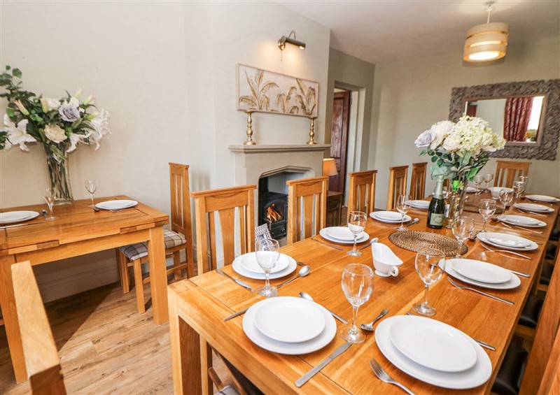 The dining room at Burrs Farm, Chelmorton