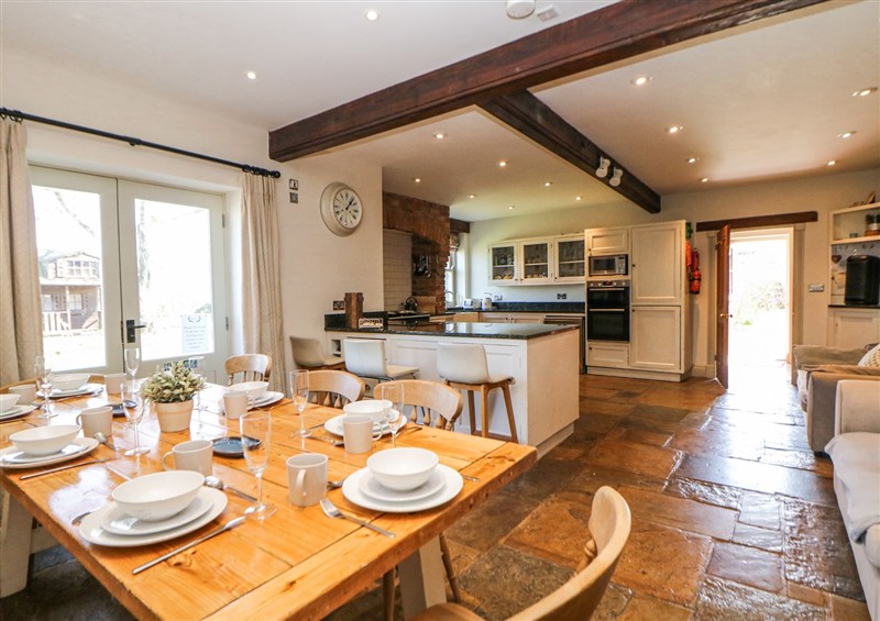 The kitchen at Burrs Farm, Chelmorton
