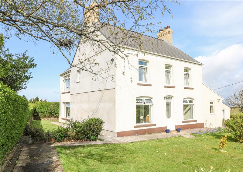 Enjoy the garden at Burry House, Llanmorlais