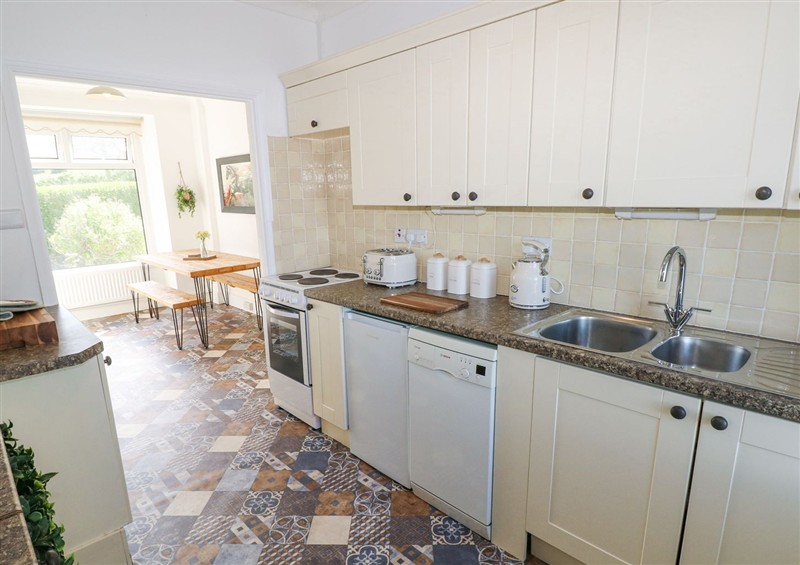 This is the kitchen at Burry House, Llanmorlais