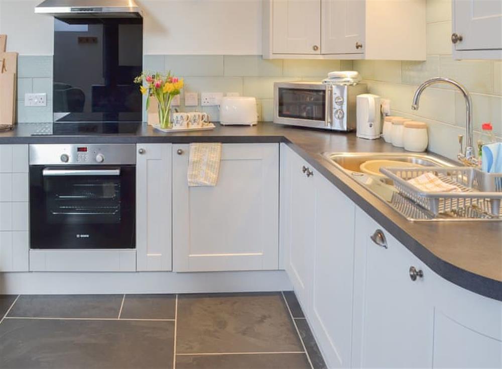 Well appointed spacious kitchen at The Hayloft, 