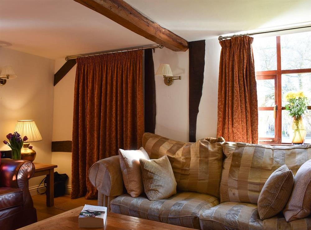Cosy living room at Bushmaker Cottage in Diss, Norfolk