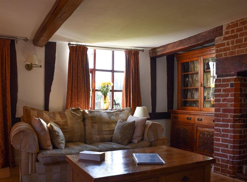 Living room with wood burner (photo 2) at Bushmaker Cottage in Diss, Norfolk