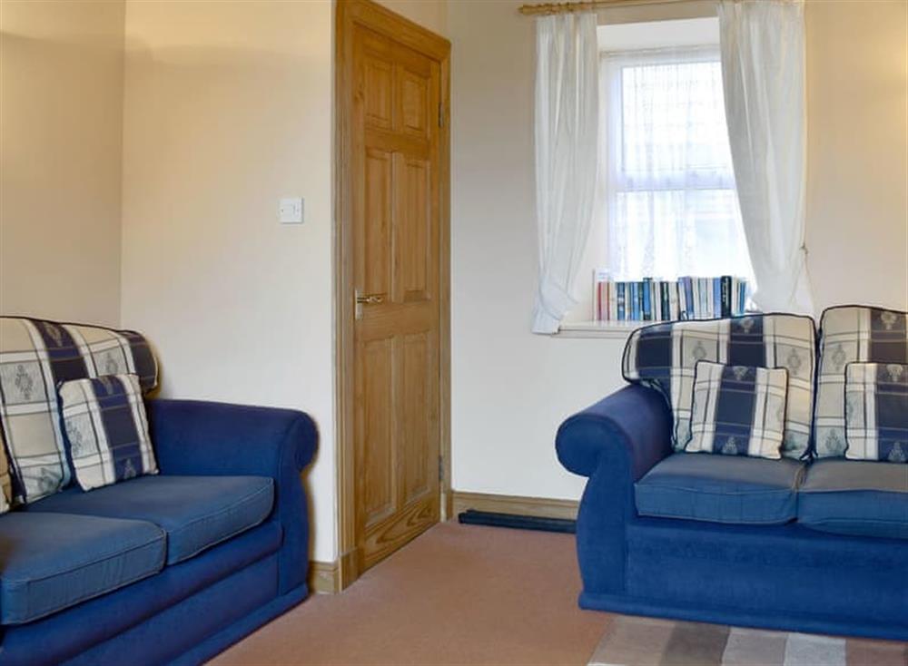 Comfy living area at Bushmill Cottage in East Bennan, Isle of Arran, Scotland