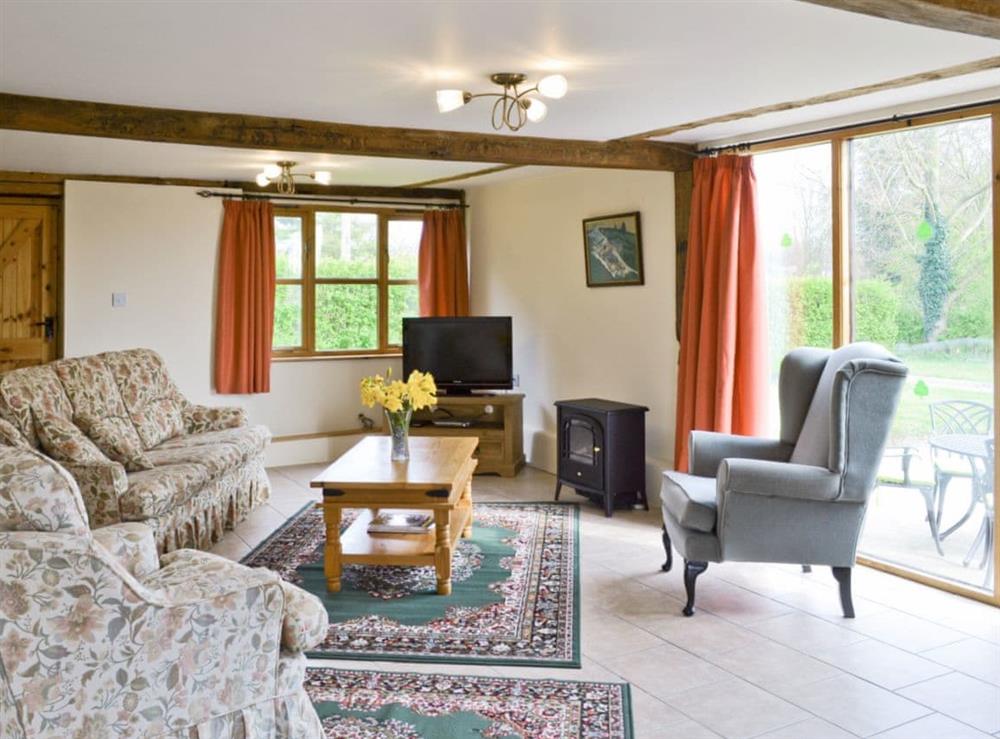 Living room at Butlers Barn in Saxmundham, Suffolk