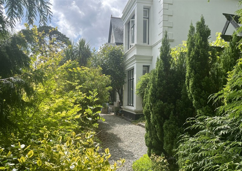 This is the garden at Butlers Loft, Par