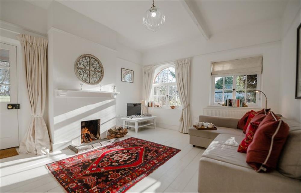 Sitting room with open fire