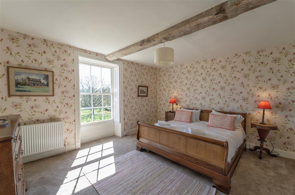 A marvellous room with delightful views of the garden and grounds at Butley Priory Farmhouse, Woodbridge