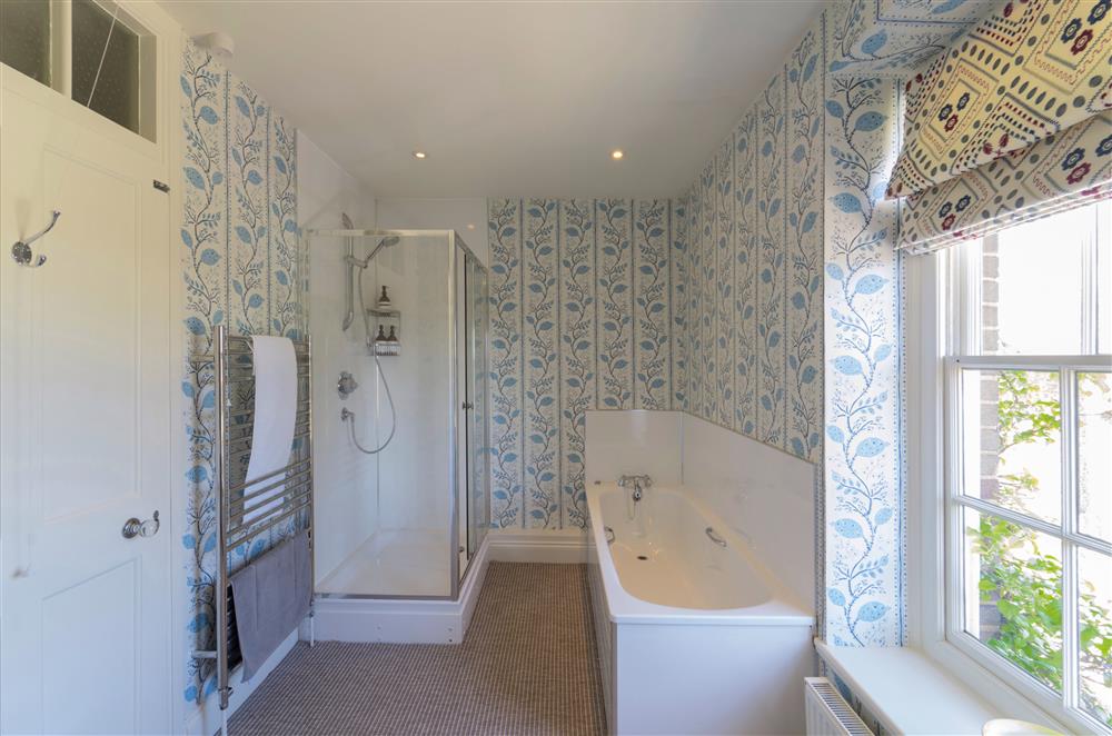 Classically designed bathroom at Butley Priory Farmhouse, Woodbridge