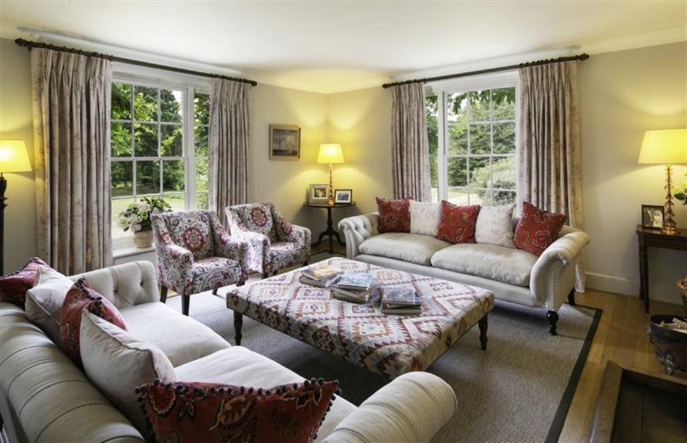 Drawing room at stunning  Butley Priory Farmhouse, Woodbridge, Suffolk at Butley Priory Farmhouse, Woodbridge