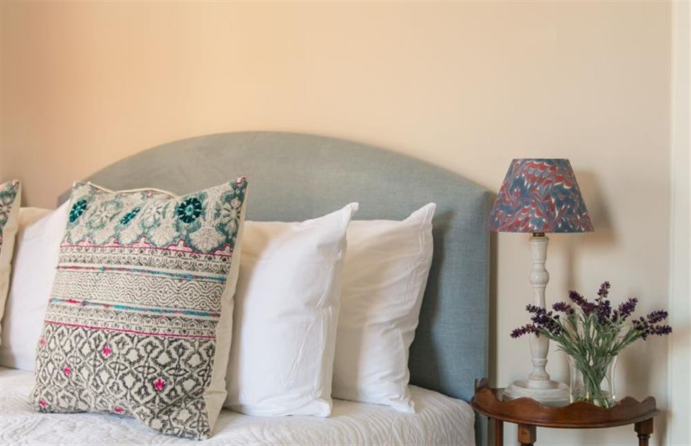 Relax in the beautiful Egyptian bed linen at Butley Priory Farmhouse, Woodbridge
