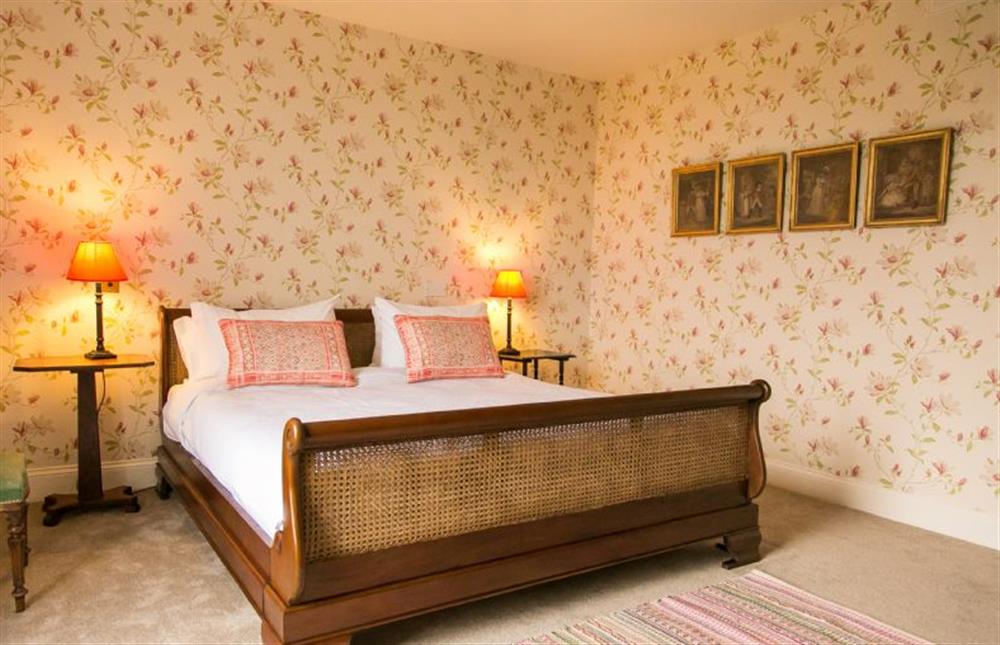 The bedrooms to the first floor share three separate bathrooms at Butley Priory Farmhouse, Woodbridge