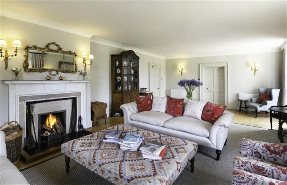 The drawing room is the perfect place to relax  at Butley Priory Farmhouse, Woodbridge