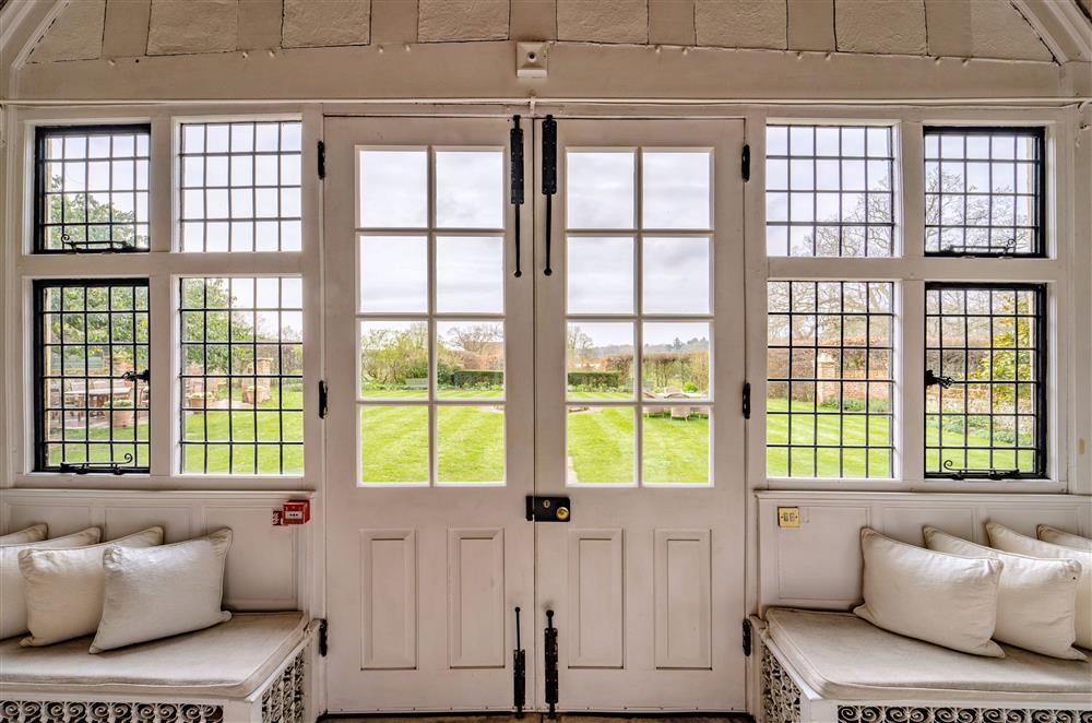 Relax in the window seats and admire the views at Butley Priory, Woodbridge