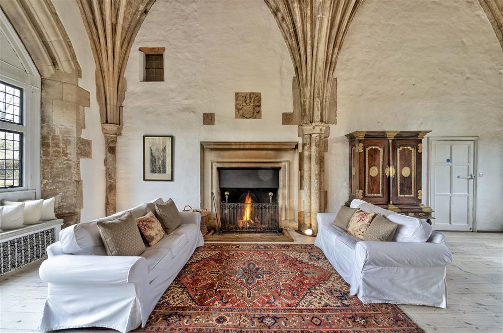 The sitting room at Butley Priory, Woodbridge