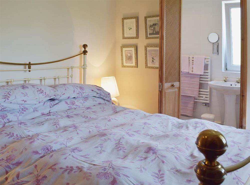 Cosy and romantic double bedroom at Butter Pen in Denton, near Bungay, Norfolk