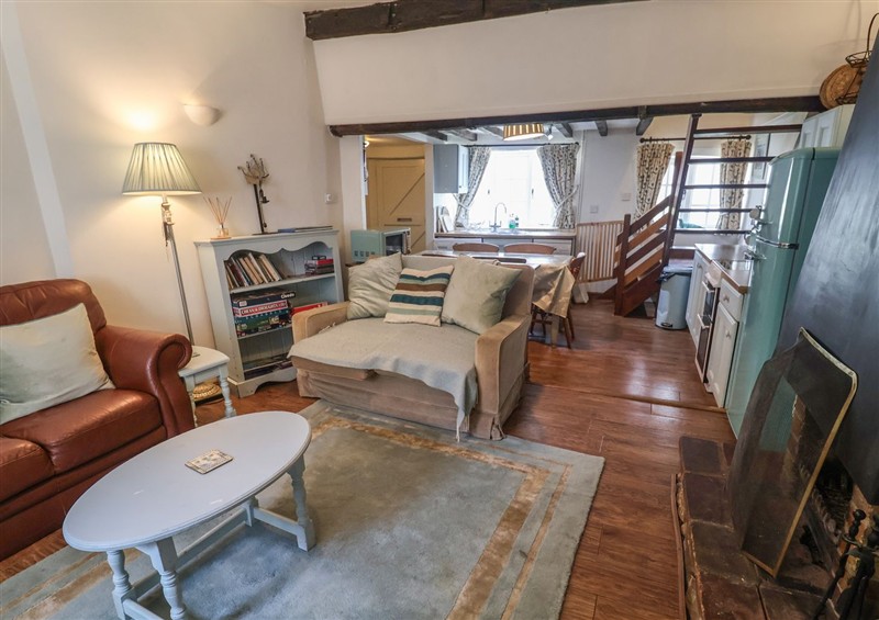 The living area at Buttercup, Blakeney