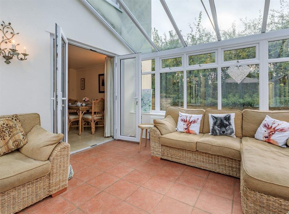 Conservatory at Buttercup Cottage in Lower Halstock Leigh, near Yeovil, Dorset