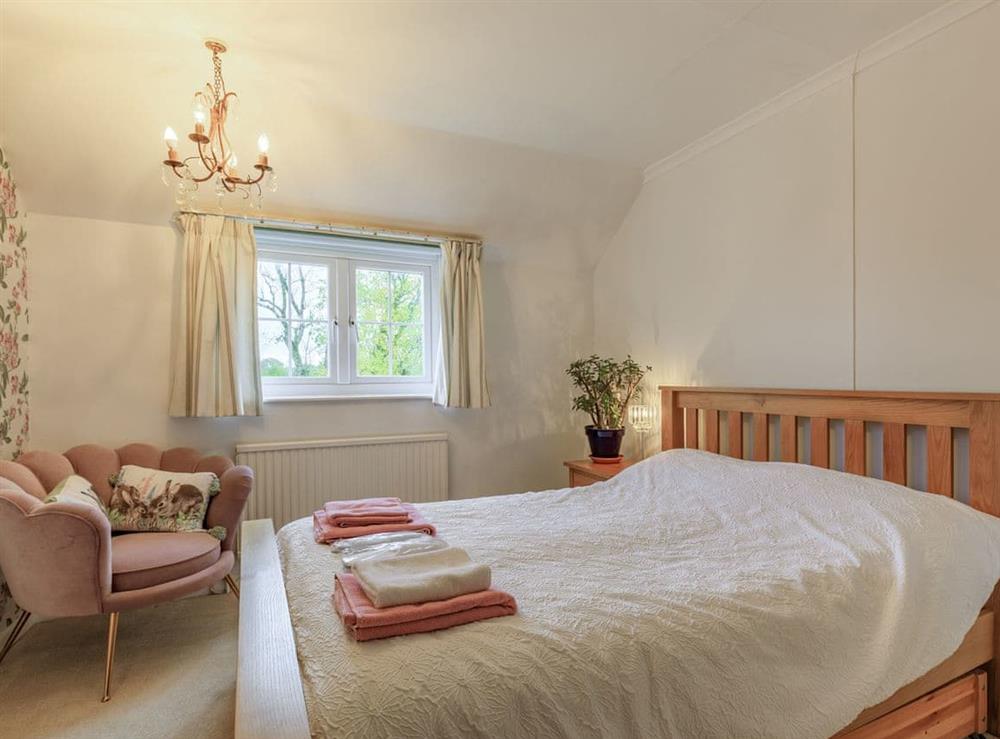 Double bedroom at Buttercup Cottage in Lower Halstock Leigh, near Yeovil, Dorset