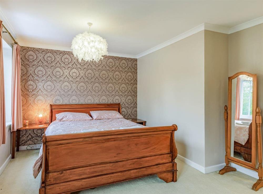 Master bedroom at Buttercup Cottage in Lower Halstock Leigh, near Yeovil, Dorset