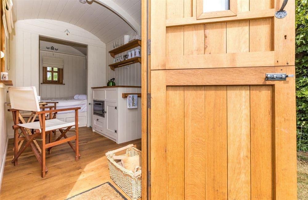 The kitchen at Buttercup Hut in Chiddingly, East Sussex