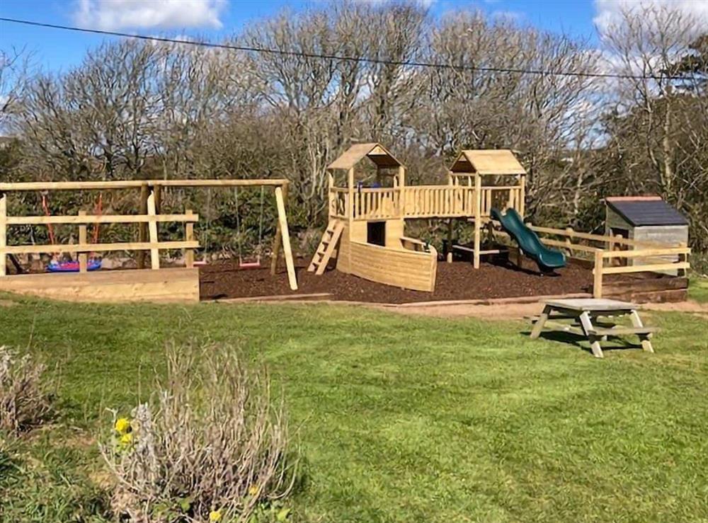 Children’s play area at Buttercup in Lamorna, Cornwall