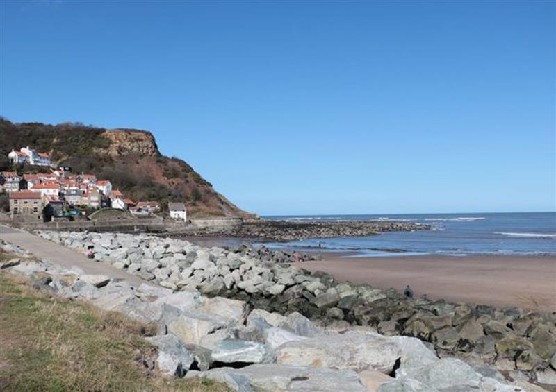 The setting around Buttercup Lodge at Buttercup Lodge, Runswick Bay near Staithes