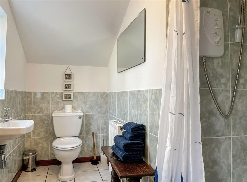 Bathroom at Butterfield Cottage in Tideswell, near Buxton, Derbyshire