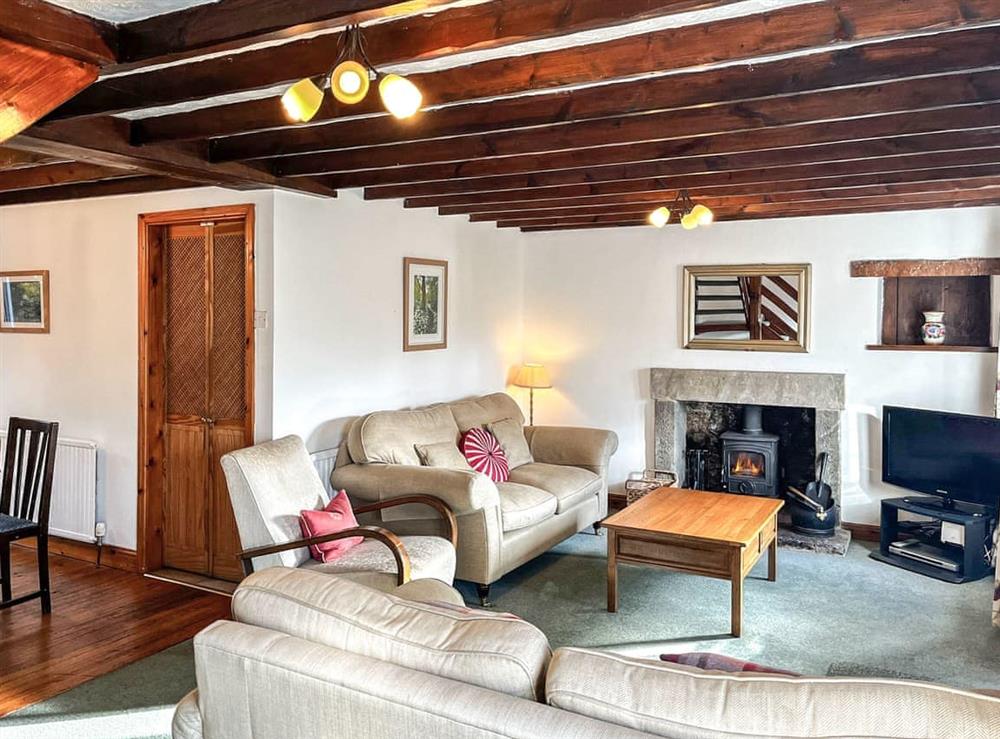Living room at Butterfield Cottage in Tideswell, near Buxton, Derbyshire