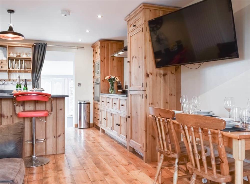 Kitchen/diner at Butterfly Annex in Ilfracombe, Devon