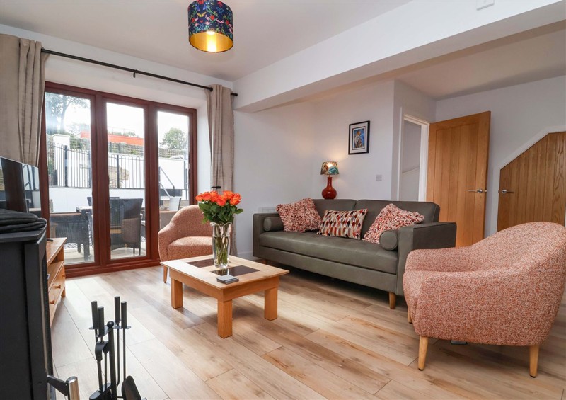 This is the living room at Butterfly Days, Parkham