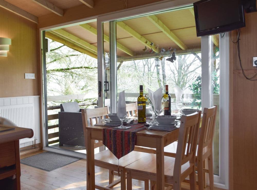 Dining Area at Butterfly Lodge in Saron, Dyfed