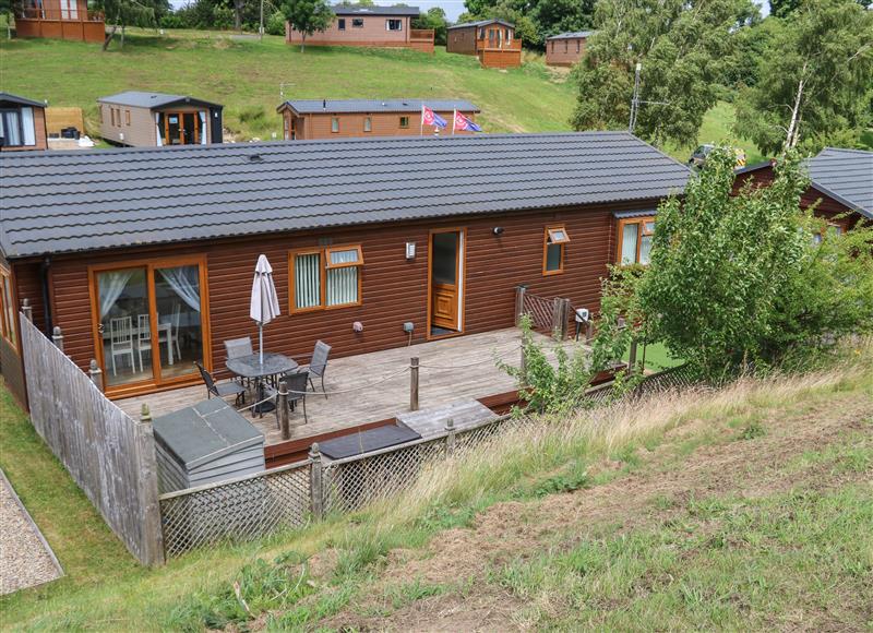 This is the setting of Butterfly Lodge at Butterfly Lodge, Tunstall near Catterick